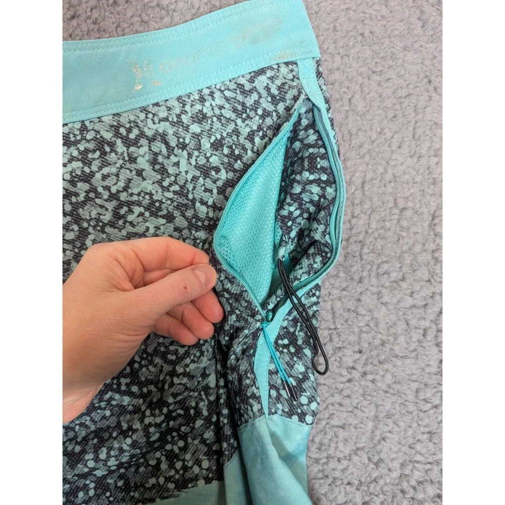 Hurley Phantom Board Shorts Mens 32 Blue Teal Surf Swim Stretch Quick Dry
